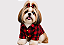 Roupa Camisa Pet Inverno Xadrez Vermelho Gaby Moda Pet - Venda Atacado - Imagem 1