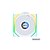 Fan UNI FAN SL LCD 120 ARGB Branco Reverse Blade - Imagem 1