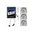 Kit 3 Fans UNI FAN SL LCD 120 ARGB Branco Wireless - Imagem 1