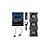 Kit 3 Fans UNI FAN SL LCD 120 ARGB Preto Wireless - Imagem 1