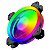 KIT COM 3 FANS 120X25MM T-TGF513 RGB PRETO - Imagem 2