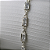 Pulseira com 5 Retângulos de Zircônia Branca – 18cm – Prata 925 - Imagem 2