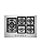 Cooktop Quadratto 5 queimadores 75 cm - Imagem 1