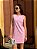 Vestido em linho curto Rosa - V1109 - Imagem 8