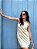 Vestido em linho curto Natural - V1109 - Imagem 2