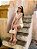 Vestido em linho curto Natural - V1109 - Imagem 5