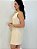 Vestido em linho curto Natural - V1109 - Imagem 9