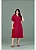 Vestido Plus Size Midi Com Bolso Sobreposto E Manga 3/4 G1 Hadaza - Imagem 1