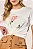 T-SHIRT MALHA BORDADO COM ESTAMPA FLORAL MISSANGAS FASCINIUS - Imagem 3
