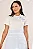 T-SHIRT COM APLICACAO DE LACAO E PEROLAS FASCINIUS - Imagem 6