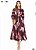 VESTIDO MARROM ESTAMPADO FASCINIUS 2731 - Imagem 1