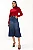 SAIA MIDI JEANS ILVA COM BOLSO LEKAZIS 2492 - Imagem 1