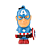 Pen Drive Captain America 8GB - USB 2.0 - Imagem 8