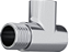 T LATÃO CROMADO 90° (M)1/2" x (F)1/2" x (F)1/2" - Imagem 3