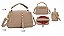 Bolsa Feminina Estilo Baú com Zíper Frontal Kui Hou - Imagem 8