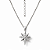 Colar Vitoriano Estrela Luminosa em Aço Inoxidável Prateado - Imagem 3
