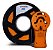 Filamento Para Impressora 3D | ABS PREMIUM Laranja 1.75mm GTMAX3D - Imagem 1