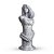 Filamento Para impressão 3D | PLA PREMIUM VSILK ALUMÍNIO  1.75mm VOOLT3D - Imagem 2
