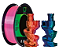 Filamento Para impressão 3D | PLA SILK Tri Color Dourado Vermelho Azul 1.75mm MULTIFILA - Imagem 1
