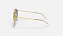 Óculos de sol Ray Ban - Round Double Bridge Dourado - Imagem 7