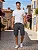 BERMUDA JEANS CARGO MASCULINA Modelagem moderna com bolsos cargo laterais  DO 42 AO 48 - Imagem 4