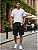 BERMUDA JEANS CARGO MASCULINA Modelagem moderna com bolsos cargo laterais  DO 42 AO 48 - Imagem 2