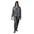 Pijama Feminino Inverno Adulto Americano Malha - Cinza - Imagem 1