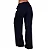 Calça Feminina Wide Leg Pantalona Cintura Alta com Bolso de Moletinho - Preto - Imagem 2