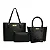 Kit de Bolsas Femininas: Grande, Bau e Carteira - Imagem 1
