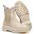 Bota Coturno Chelsea Feminino - Bege - Imagem 1