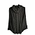 Poncho Feminino Tricot Outono Inverno Manga Longa Quentinho - Preto - Imagem 1