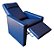 Poltrona Hospitalar Reclinável Medcombo Cor Azul-escuro Desenho Do Tecido Modelo Da Poltrona - Imagem 5