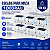 Kit 6 Escadas Escadinha Para Maca 1 Degrau Metálica Esmaltada Medcombo - Imagem 2