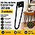 kit 3 Pés De Ferro Hairpin Legs 20cm Preto Medcombo Para Mesa - Imagem 3