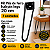 kit 7 Pés De Ferro Hairpin Legs 20cm Preto Medcombo Para Mesa - Imagem 3