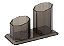 ACESSORIO PARA MESA PORTA CANETA/CLIPS FUME UNIDADE 10250035 - WALEU - Imagem 1