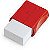 Borracha Branca Pequena com Capa Vermelha Faber - Imagem 1