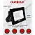 Refletor Led Preto 10w Biv Quente 3000k Ourolux Ip65 Preto Branco-morna - Imagem 3