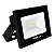 Refletor Led Preto 10w Biv Quente 3000k Ourolux Ip65 Preto Branco-morna - Imagem 1