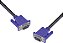 Cabo Vga D-sub 15 Pinos Para Monitor 2 Metros Vga-2 [F018] - Imagem 1