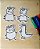 Kit Peppa Pig Placa de Pintura Lavável 3D – Brinquedo Educativo Reutilizável - Imagem 1