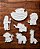 Kit Arca de Noé Placa de Pintura Lavável 3D – Brinquedo Educativo Reutilizável - Imagem 1