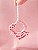 Chaveiro Hello Kitty Rosa Glitter 3D – Acessório Kawaii com Corrente de Bolinha - Imagem 1