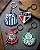 Chaveiros 3D Escudos de Times de Futebol – Corinthians, Palmeiras, São Paulo e Santos - Imagem 1