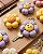 Chaveiro Clicker 3D Flor Antiestresse com Carinha Feliz (Fidget Toy) - Imagem 1