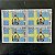 Quadra de Selos Comemorativos do Brasil - Brasil Tri-Campeão Mundial de Futebol - 1970 - Mint - ref.930 - Imagem 1