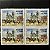 Quadra de Selos Comemorativos do Brasil - 400 Anos da Colonização de Sergipe - 1990- Mint - ref.955 - Imagem 1