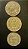 03 Moedas de Aluminio Bronze do Brasil - 1000 Réis - 1924 - 1927 -1939 - Mbc - ref.1106 - Imagem 1