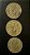 03 Moedas de Aluminio Bronze do Brasil - 1000 Réis - 1924 - 1927 -1939 - Mbc - ref.1106 - Imagem 2