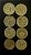 08 Moedas de Aluminio Bronze do Brasil - 50 Centavos - 1944-1945-1947-1948-1953-1954-1955-1956 - Mbc - ref.1112 - Imagem 1